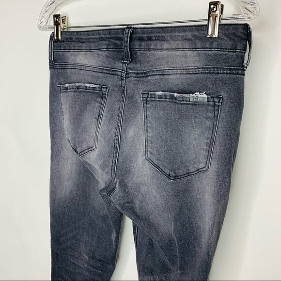 STS Blue Grey Emma Crop Jeans Distressed Sz 27 - Picture 7 of 7